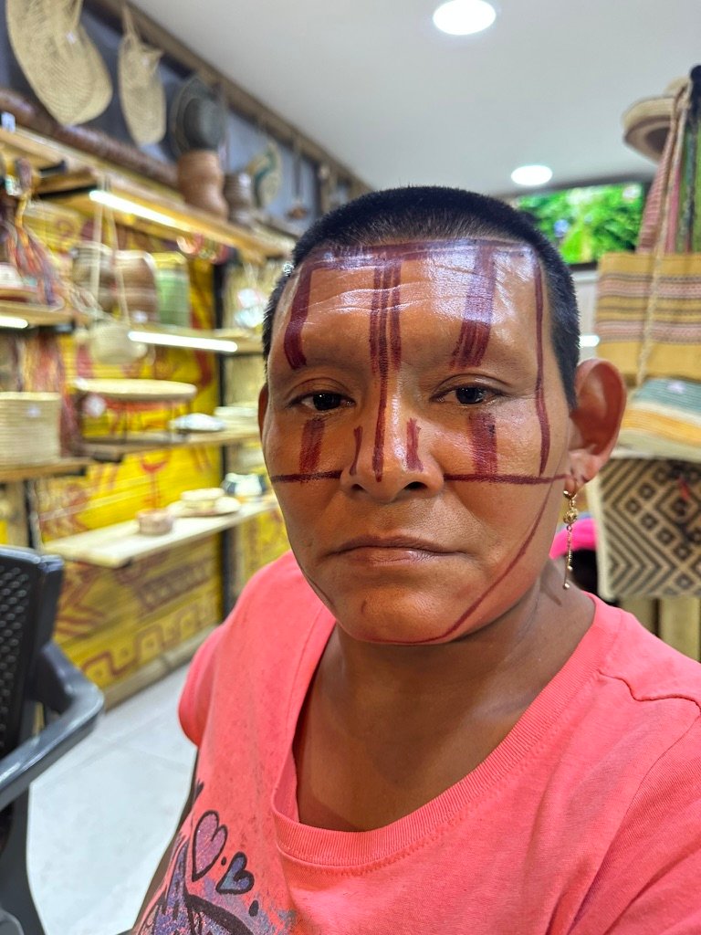 Nukak ambassador at Dulce Amazonica in Guatape