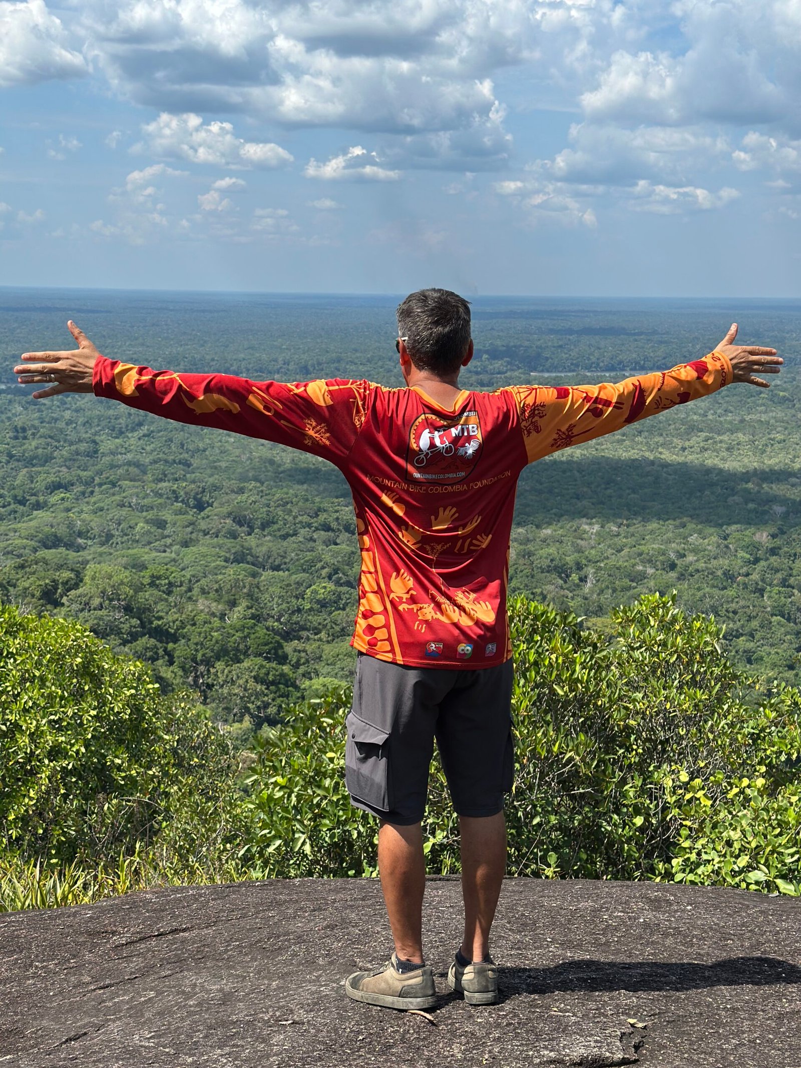 Amazon Jungle Adventure and Trail Ride 1 View from a tepui above the Amazon rainforest canopy